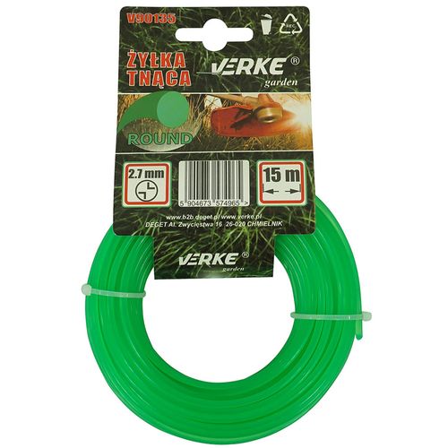 ŻYŁKA TNĄCA DO KOS I PODKASZAREK 2,7 MM 15 MB VERKE V90135 OKRĄGŁA na Arena.pl