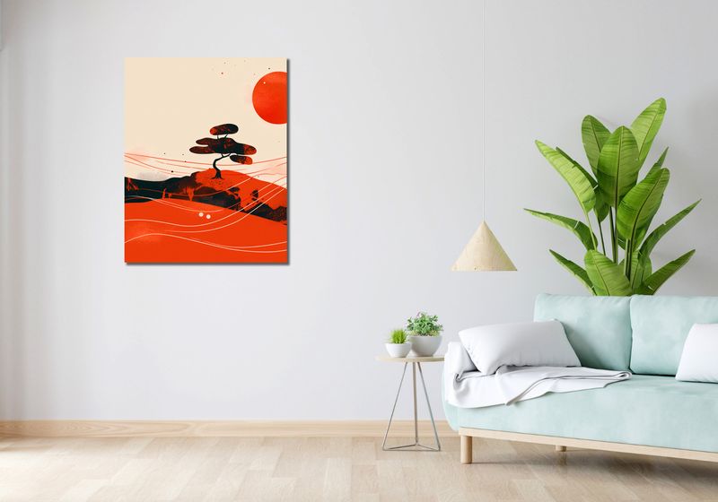Obraz 70x90cm Czerwone Pustynne Pejzaże zdjęcie 2