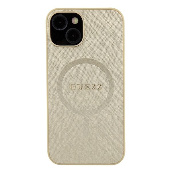 Etui Guess do iPhone 15 Plus, iPhone 14 Plus, Złoty, MagSafe zdjęcie 3