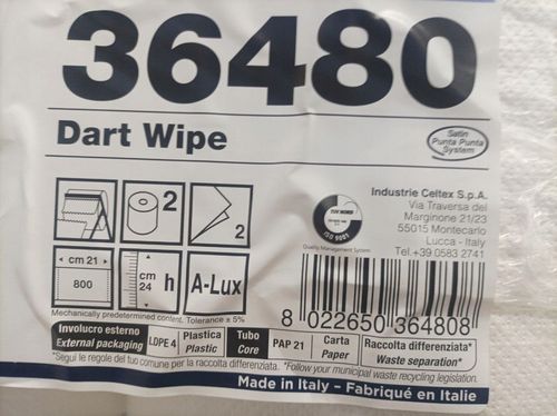 DART WIPE - CZYŚCIWO PRZEMYSŁOWE BEZPYŁOWE 2 x 168m ( W1/W2) na Arena.pl