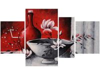 70CM 120CM OBRAZ 4 ELEM MARTWA NATURA ŚCIENNY