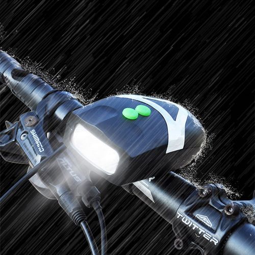 Lampka Przednia Rowerowa Oświetlenie Do Roweru Z Klaksonem na Arena.pl