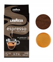 Lavazza Espresso kawa mielona arabica lekko palona 250g