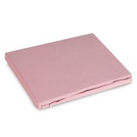 Prześcieradło z gumką Basic 200x220 +30 cm bawełna pudrowy róż