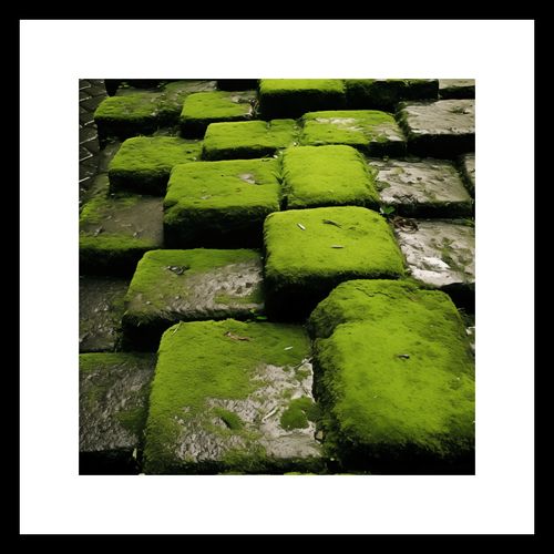 Plakat 20x20cm Zielona Mozaika na Arena.pl