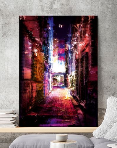 Plakat abstrakcja china town 30x40 cm na Arena.pl
