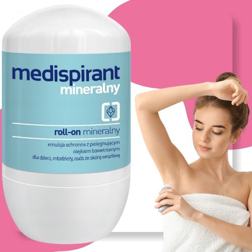 MEDISPIRANT Mineralny roll-on 40 ml Emulsja ochronna Antyperspirant w na Arena.pl