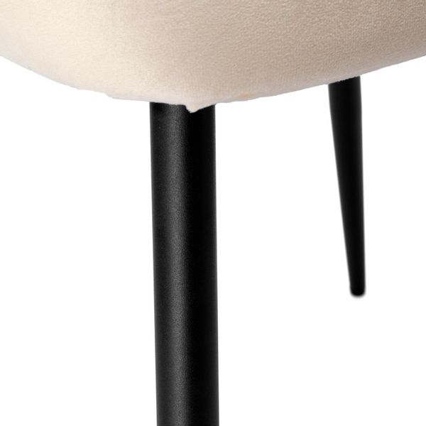 Krzesło HAMPTON VELVET beżowe zdjęcie 9