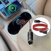 PRZEDŁUŻACZ GNIAZDA ZAPALNICZKI 2m Z PRZEŁĄCZNIKIEM 15A WTYK GNIAZDO 16AWG