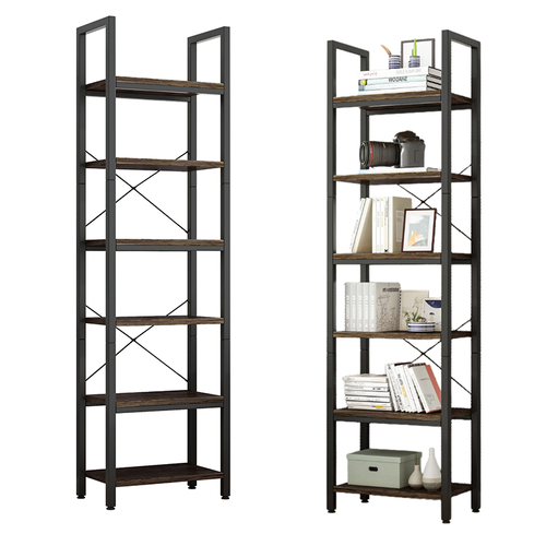 REGAŁ NA KSIĄŻKI BIBLIOTECZKA WĄSKI WYSOKI LOFT INDUSTRIAL SŁUPEK na Arena.pl