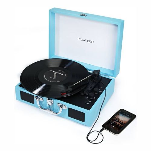 Gramofon Ricatech RTT21 Advanced (659055) Niebieski na Arena.pl