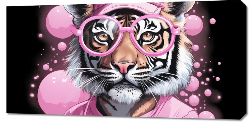 Obraz 100x50cm Ludzki Tygrys zdjęcie 1