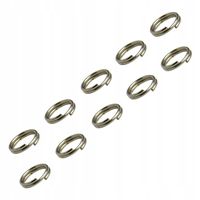 Kółka ŁĄCZNIKOWE 10 mm Assan 10 szt srebrne proste