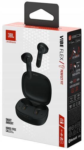 Słuchawki JBL Vibe Flex Czarne na Arena.pl