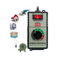Regulator obrotów silnika mocy napięcia w obudowie z gniazdkiem 2400W 230V
