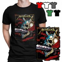 KOSZULKA T-SHIRT MĘSKI WZORY DO WYBORU - METALLICA ROCK METAL MUZYKA - S