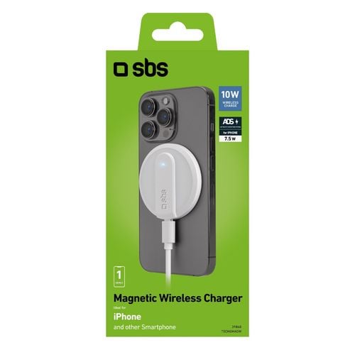 Ładowarka indukcyjna SBS MagSafe 10W biała na Arena.pl