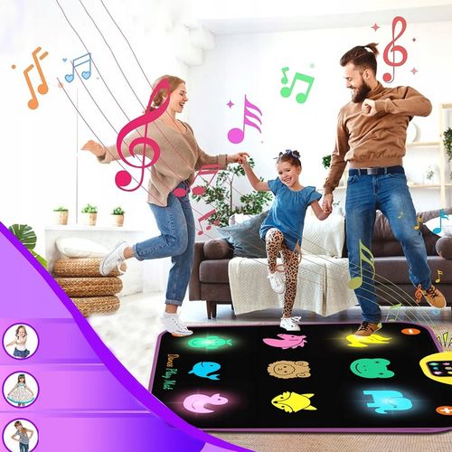 INTERAKTYWNA DUŻA MATA MUZYCZNA GRA MATA TANECZNA Z 5 TRYBAMI GRY na Arena.pl