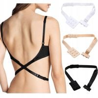 3x PASEK OBNIŻAJĄCY ZAPIĘCIE STANIK GOŁE PLECY