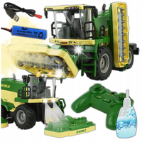 KOMBAJN Traktor ZDALNIE STEROWANY Pilot R/C Duży Puszcza DYM Świeci Dźwięk