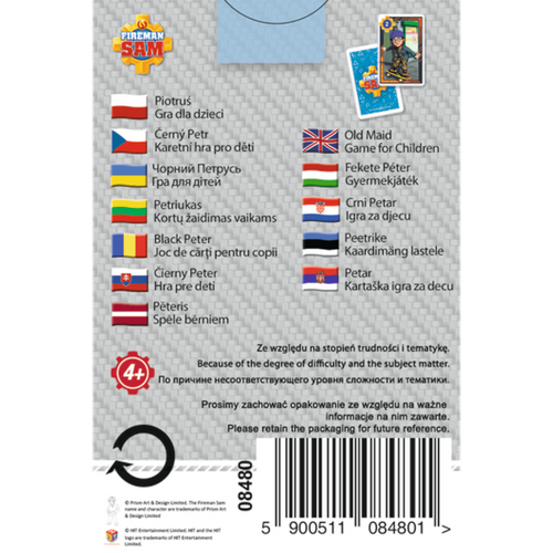 TREFL Gra karty PIOTRUŚ, Strażak Sam (08480) na Arena.pl