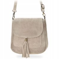 Torebka SKÓRZANA Torba SKÓRA Naturalna VERA PELLE Damska Włoska LISTONOSZKA