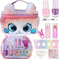 KUFEREK KOSMETYKÓW DO MAKIJAŻU PAZNOKCIE I SZMINKA