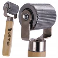 Wałek rolka dociskowa z łożyskiem do montażu mat butylowych szeroki 40 mm