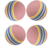 TRIXIE kolorowe piłki tęczowe z pianki zabawka kota piłka piankowa 4cm 4szt