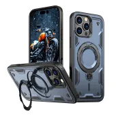 etui hybrid armor trendy z magsafe na iphone 16 pro max - niebieskie