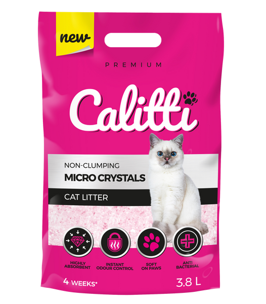 Żwirek CALITTI MICRO crystals 3,8 Silikonowy zdjęcie 1