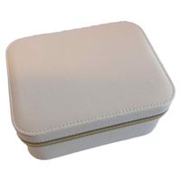 Szkatułka na Biżuterię Pudełko Organizer Biały