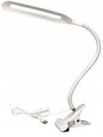LAMPKA BIURKOWA LED DO CZYTANIA SZKOLNA USB KLIPS