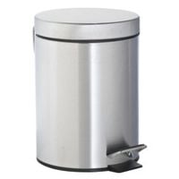 KOSZ ŚMIECI ŁAZIENKOWY 3L STAL NIERDZEWNA CHROM