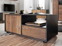 Pan Igiełka Ława Loft Dąb Bijoux Antracyt 100x50 cm Nowoczesna Kompaktowa