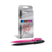 Pisaki Do Kaligrafi Pedzel 6 kolorów Pentel 187 Wb