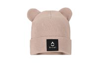 BROEL WANESSA czapka prążkowana z uszkami beżowa 50-52