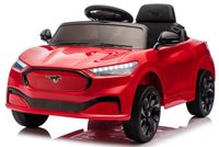 Auto na Akumulator MUSTANG 2x45W 24V5AH Ekoskóra Koła Eva Pilot Czerwony