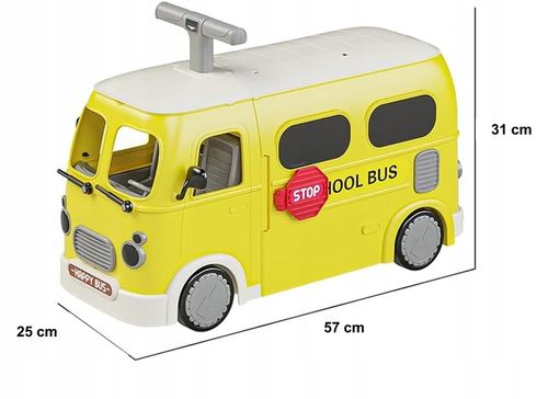 AUTOBUS SZKOLNY JEŹDZIK 2W1 DOMEK SZKOŁA DLA LALEK AKCESORIA na Arena.pl