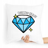 Poduszka Poszewka Dla Chrzestnego Na Prezent Z Nadrukiem Ze Zdjęciem