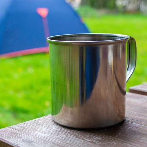Kubek turystyczny stalowy 600 ml na Arena.pl