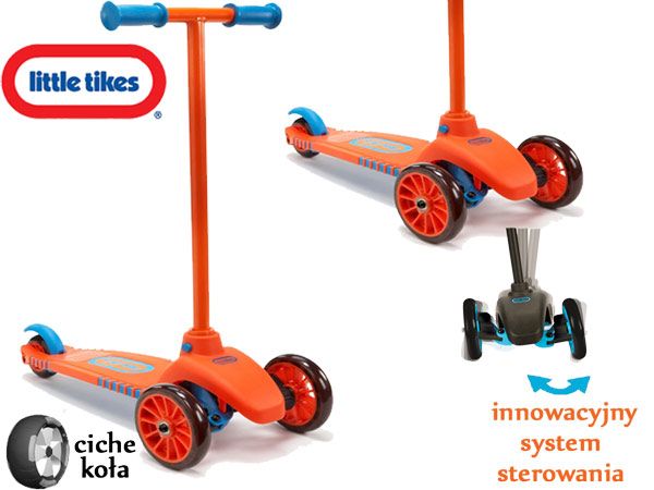 LT Hulajnoga Pomaraczowo-Niebieska zdjęcie 1