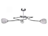 Lampa sufitowa 3xE27 FLOWER SILVER