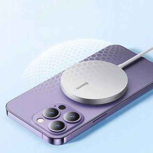 Baseus ładowarka indukcyjna Simple Mini 3 15W MagSafe iphone kabel USB-C na Arena.pl