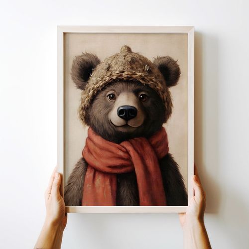 Plakat dla dziecka miś 70x100 cm na Arena.pl