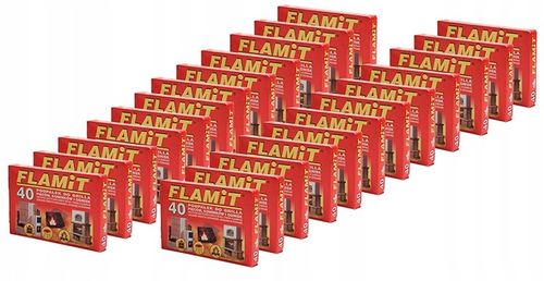 10x Podpałka rozpałka do KOMINKA PIECA GRILLA KOMINKA FLAMIT 0,2kg 40 na Arena.pl