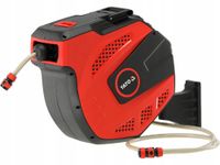 WĄŻ OGRODOWY 25M NA ZWIJAKU AUTOMATYCZNYM UV PVC 11,5MM YATO