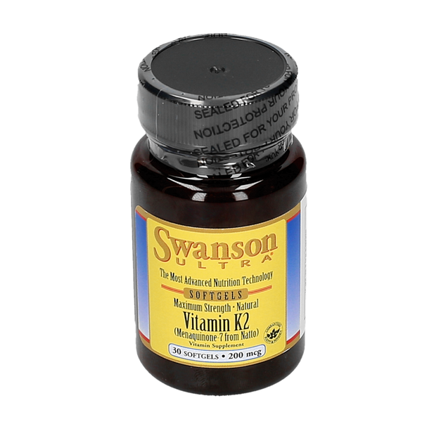 Witamina K2 Mk 7 Swanson Kości 200mcg Naturalna