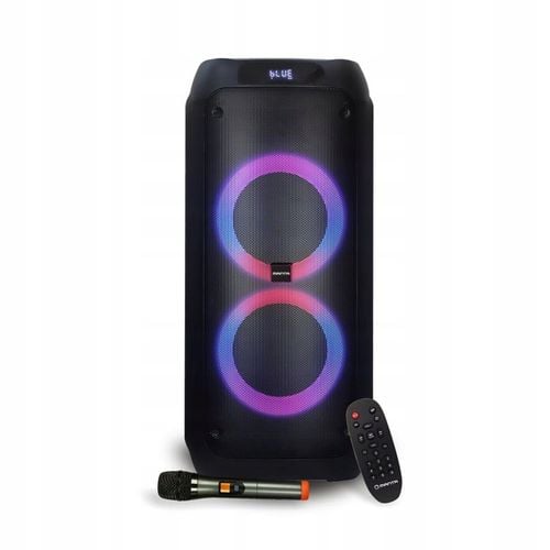 Głośnik Bluetooth Karaoke Manta 2x8' Manta ATTIS mikrofon SPK0802B120 na Arena.pl