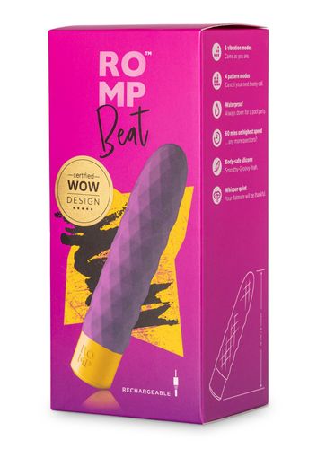 romp beat bullet vibrator - purple na Arena.pl